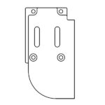 Rostfri skyddsplåt för ACC, höger